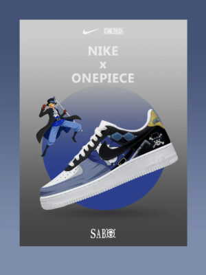 One Piece Sabo Air Force 1 Shoes Sneakers