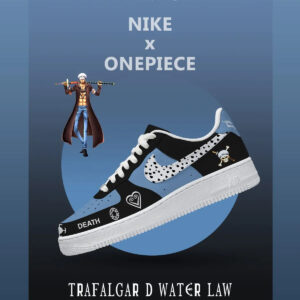 One Piece Trafalgar D. Water Law Air Force 1 Shoes Sneakers
