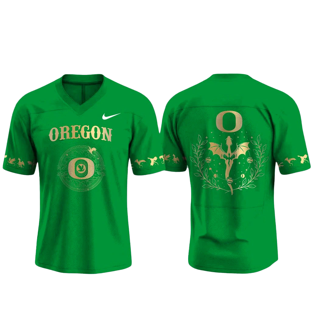 Oregon Ducks Fourth Wing Night 2026 Football Jersey 1 Oregon Ducks Fourth Wing Night 2026 Football Jersey