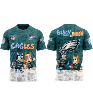 Philadelphia Eagles x Bluey and Bingo T-Shirt