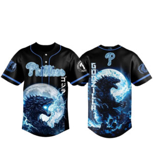 Philadelphia Phillies x Godzilla Legendary 2026 Baseball Jersey