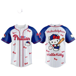 Philadelphia Phillies x Hello Kitty 2026 And Sanrio World Baseball Jersey