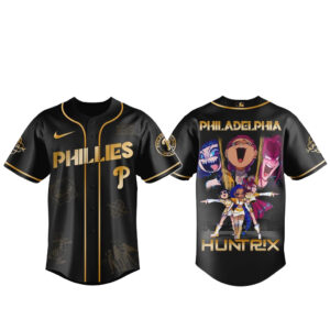 Philadelphia Phillies x Kpop Demon Hunter 2026 Golden Baseball Jersey