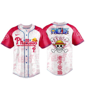 Philadelphia Phillies x One Piece Night 2026 Game Baseball Jersey