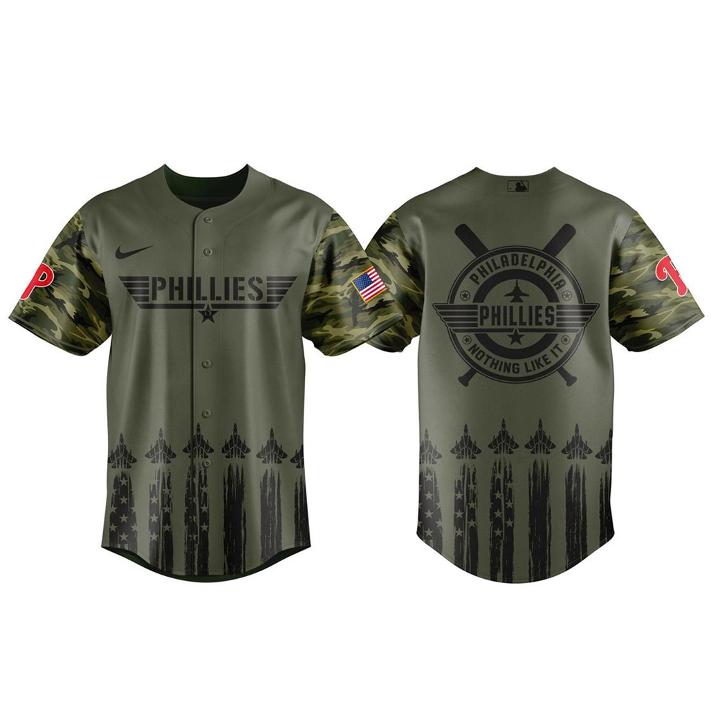 Philadelphia Phillies x Top Gun Night 2026 Baseball Jersey 1 Philadelphia Phillies x Top Gun Night 2026 Baseball Jersey