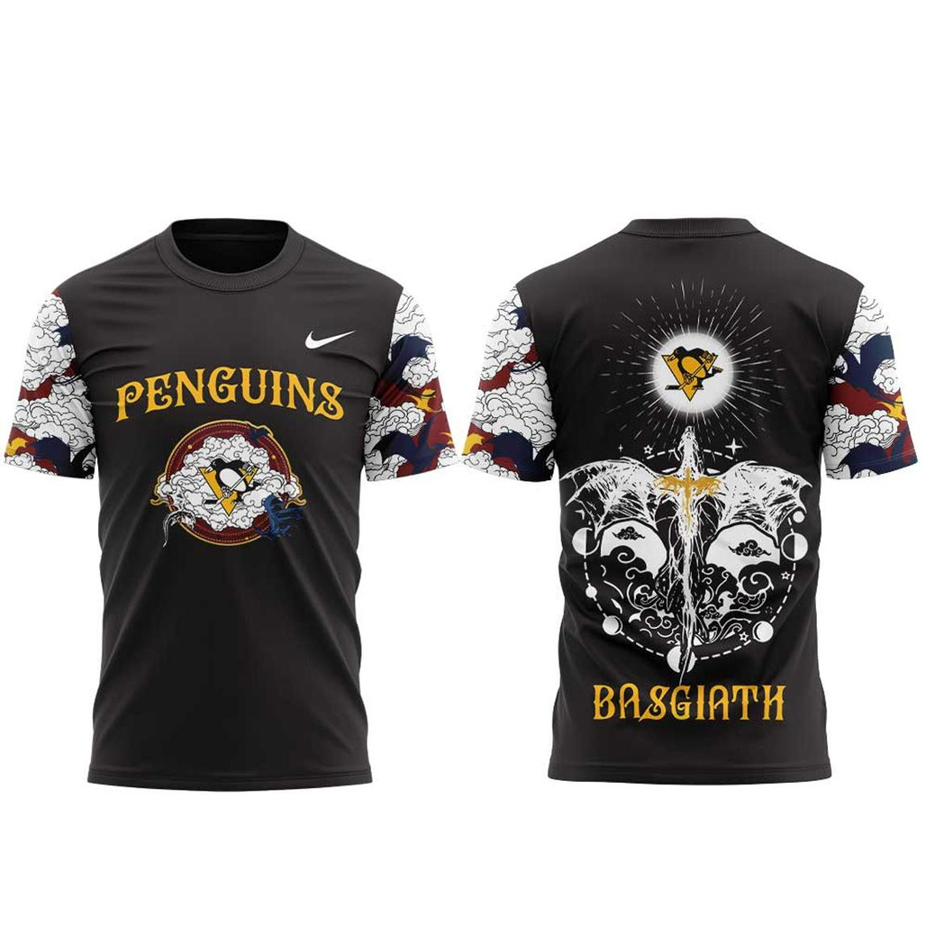 Pittsburgh Penguins Fourth Wings 2026 Basgiath Night Shirt 1 Pittsburgh Penguins Fourth Wings 2026 Basgiath Night T-Shirt