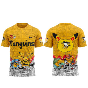 Pittsburgh Penguins x Pokemon 30th Anniversary 2026 T-Shirt