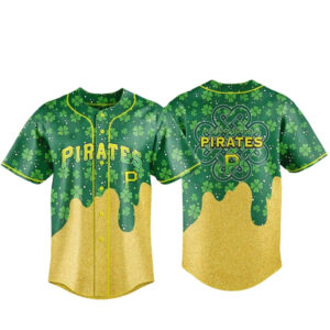 Pittsburgh Pirates Happy St Patrick’s Day 2026 Baseball Jersey
