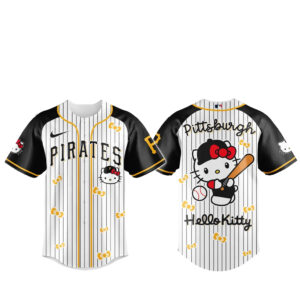 Pittsburgh Pirates x Hello Kitty 2026 And Sanrio World Baseball Jersey