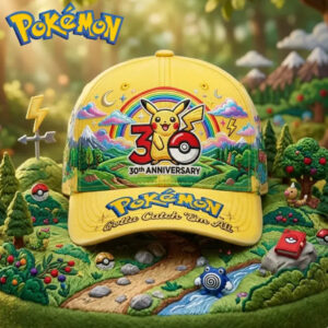 Pokemon 30th Anniversary Gotta Catch Em All Hat