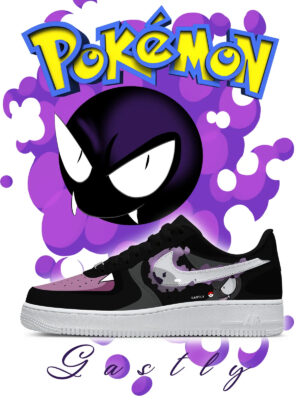 Pokemon Gastly Air Force 1 Shoes Sneakers
