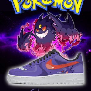 Pokemon Gengar Air Force 1 Shoes Sneakers