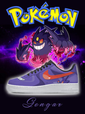 Pokemon Gengar Air Force 1 Shoes Sneakers