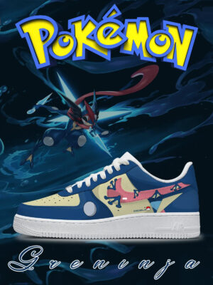 Pokemon Greninja Air Force 1 Shoes Sneakers