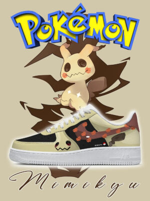 Pokemon Mimikyu Air Force 1 Shoes Sneakers
