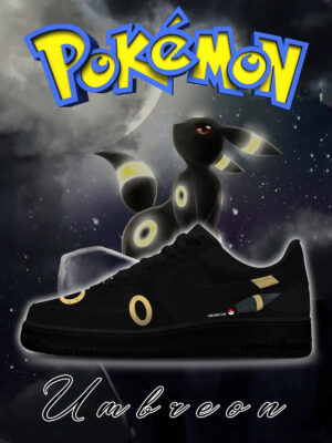 Pokemon Umbreon Air Force 1 Shoes Sneakers
