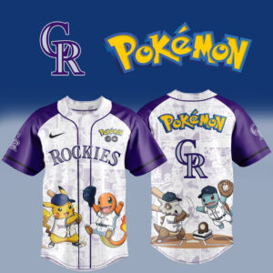 Pokémon x Colorado Rockies 2026 Baseball Jersey
