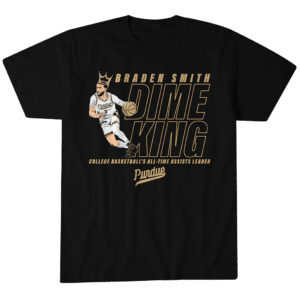 Purdue Basketball Braden Smith All-Time Assists Record T-Shirt