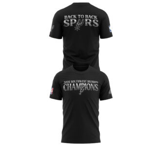 San Antonio Spurs 2026 Southwest Division Champions Back to Back T-Shirt