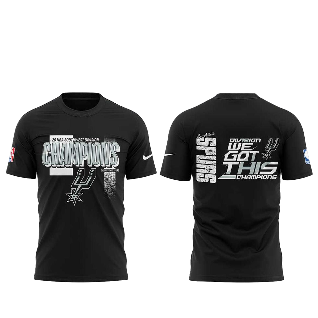 San Antonio Spurs 2026 Southwest Division We Got This Champions Shirt 1 San Antonio Spurs 2026 Southwest Division We Got This Champions T-Shirt