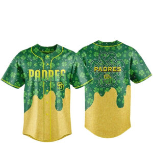 San Diego Padres Happy St Patrick’s Day 2026 Baseball Jersey