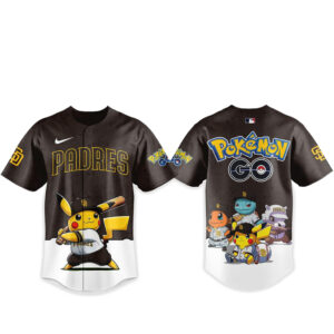 San Diego Padres Pokemon Go Night 2026 Game Baseball Jersey