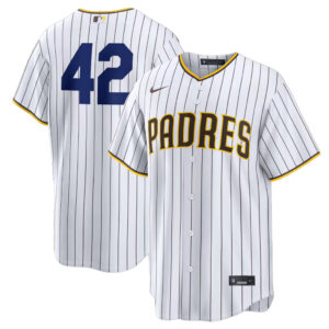 San Diego Padres White Home 2026 Jackie Robinson Day Baseball Jersey