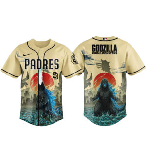 San Diego Padres x Godzilla King of The Monsters Baseball Jersey