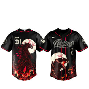 San Diego Padres x Godzilla Minus Zero Baseball Jersey