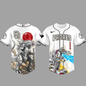 San Diego Padres x MechaGodzilla Monster Baseball Jersey