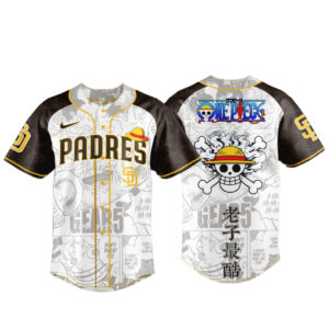 San Diego Padres x One Piece Night 2026 Game Baseball Jersey