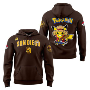 San Diego Padres x One Piece x Pokemon 2026 Anime Night Hoodie