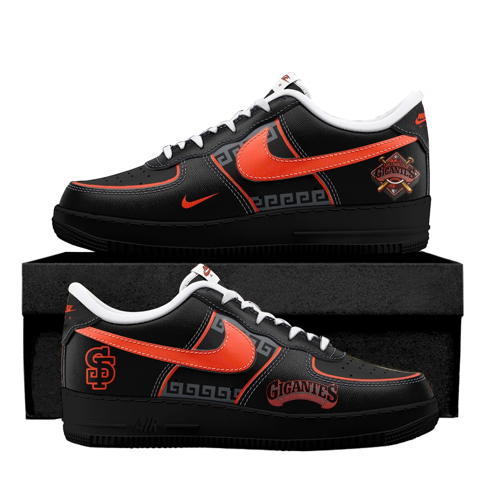 San Francisco Giants 2026 Air Force 1 Shoes Sneakers 1 San Francisco Giants 2026 Air Force 1 Shoes Sneakers