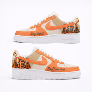 San Francisco Giants Baseball League Air Force 1 Shoes Sneakers