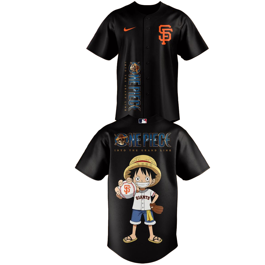 San Francisco Giants x One Piece Opening Night 2026 Baseball Jersey 1 San Francisco Giants x One Piece Opening Night 2026 Baseball Jersey