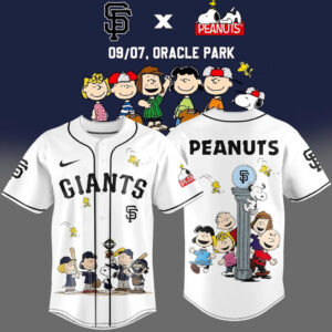 San Francisco Giants x Peanuts Snoopy Baseball Jersey