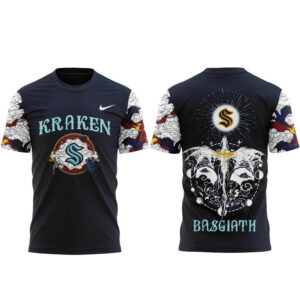 Seattle Kraken Fourth Wings 2026 Basgiath Night T-Shirt