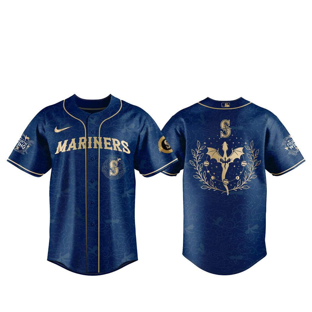 Seattle Mariners Fourth Wings Night 2026 Baseball Jersey 1 Seattle Mariners Fourth Wings Night 2026 Baseball Jersey