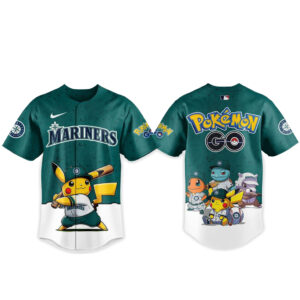Seattle Mariners Pokemon Go Night 2026 Game Baseball Jersey