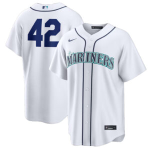 Seattle Mariners White Home 2026 Jackie Robinson Day Baseball Jersey
