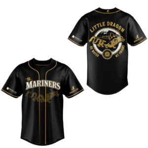 Seattle Mariners x Bruce Lee Foundation 2026 Little Dragon Baseball Jersey
