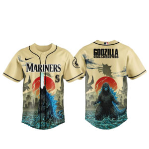 Seattle Mariners x Godzilla King of The Monsters Baseball Jersey