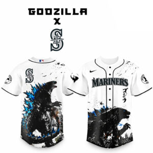 Seattle Mariners x Godzilla Monster Baseball Jersey