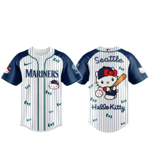 Seattle Mariners x Hello Kitty 2026 And Sanrio World Baseball Jersey