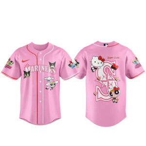 Seattle Mariners x Hello Kitty and Friends The Powerpuff Girls 2026 Baseball Jersey