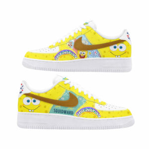Spongebob Movie Cartoon Air Force 1 Shoes Sneakers