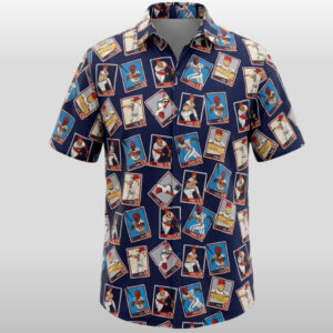 St. Louis Cardinals Hall of Fame Baseball Card Hawaiian Shirt
