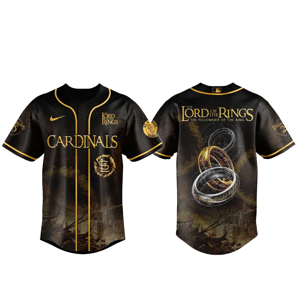 St. Louis Cardinals x The Lord Of The Rings Baseball Jersey 1 St. Louis Cardinals x The Lord Of The Rings Baseball Jersey