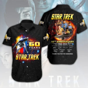 Star Trek 60th Anniversary 1966-2026 Hawaiian Shirt