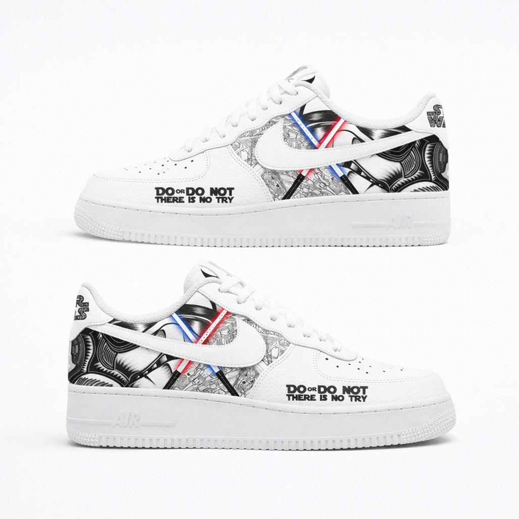 Star War Movie Series The Epic Tour Air Force 1 Shoes Sneakers 1 Star War Movie Series The Epic Tour Air Force 1 Shoes Sneakers